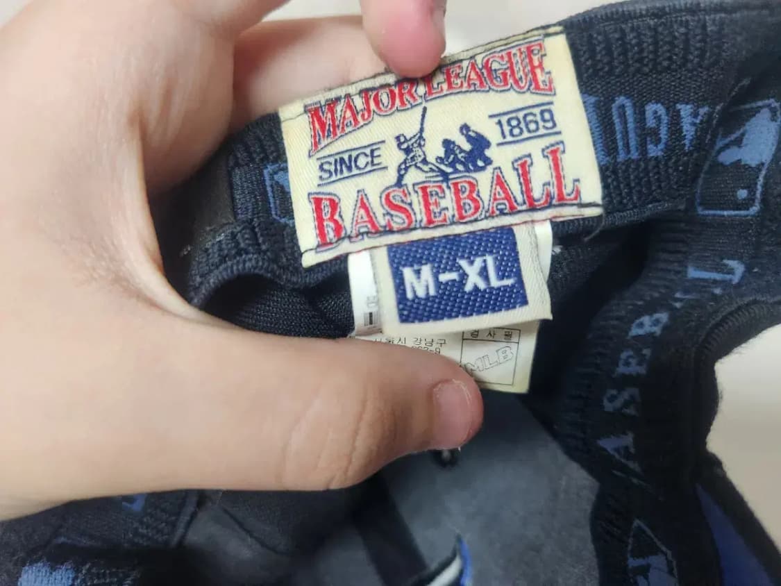 모자)MLB 엠엘비 자수로고 블랙 모자 M-XL 상품이미지6