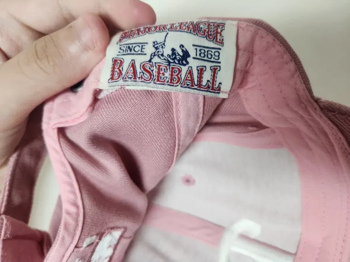 모자)MLB 엠엘비 P로고 핑크 모자 상품이미지6