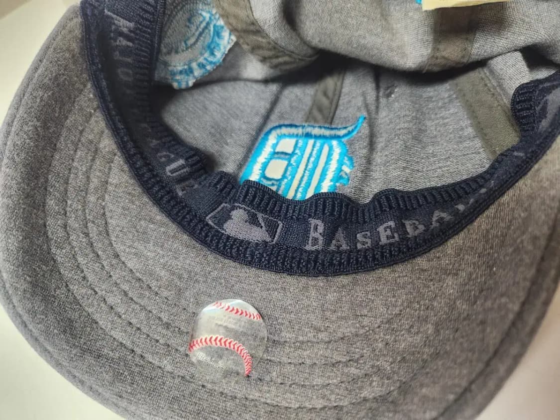 모자)MLB 엠엘비 스카이블루자수 뒷밴딩 모자 S-M 상품이미지6