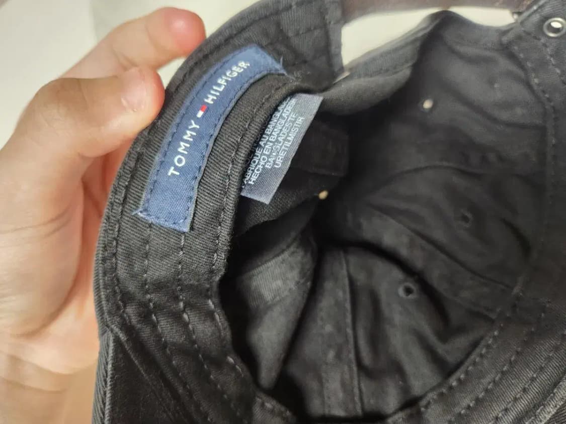 모자)타미힐피거 블랙 자수모자 상품이미지6