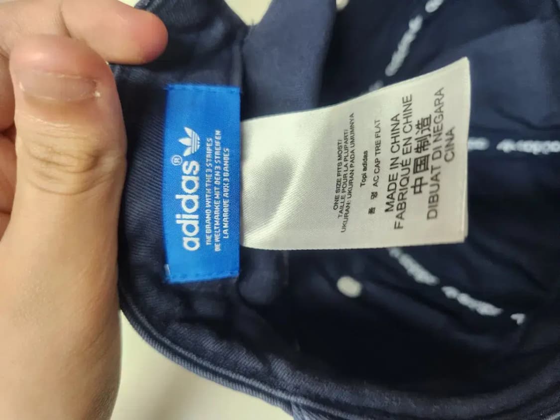 모자)아디다스 네이비 자수 스냅백 상품이미지6