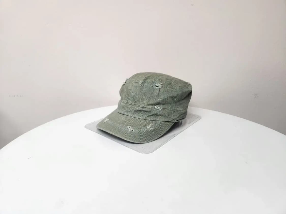 모자)카키 빈티지 군모 상품이미지1