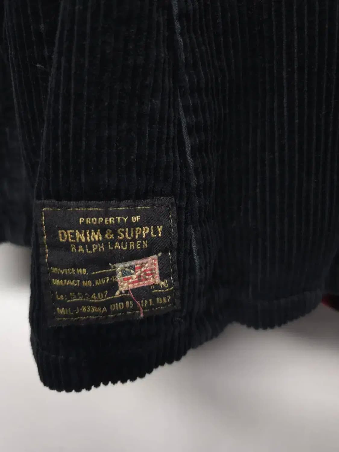 데님앤서플라이 M 코듀로이 보아털 자켓,실측58-77 상품이미지6