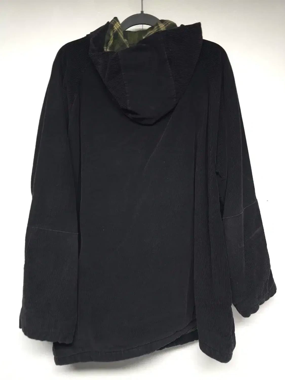 폴로진스 랄프로렌 블랙 코듀로이 후드 자켓 L,실측64-80 상품이미지3