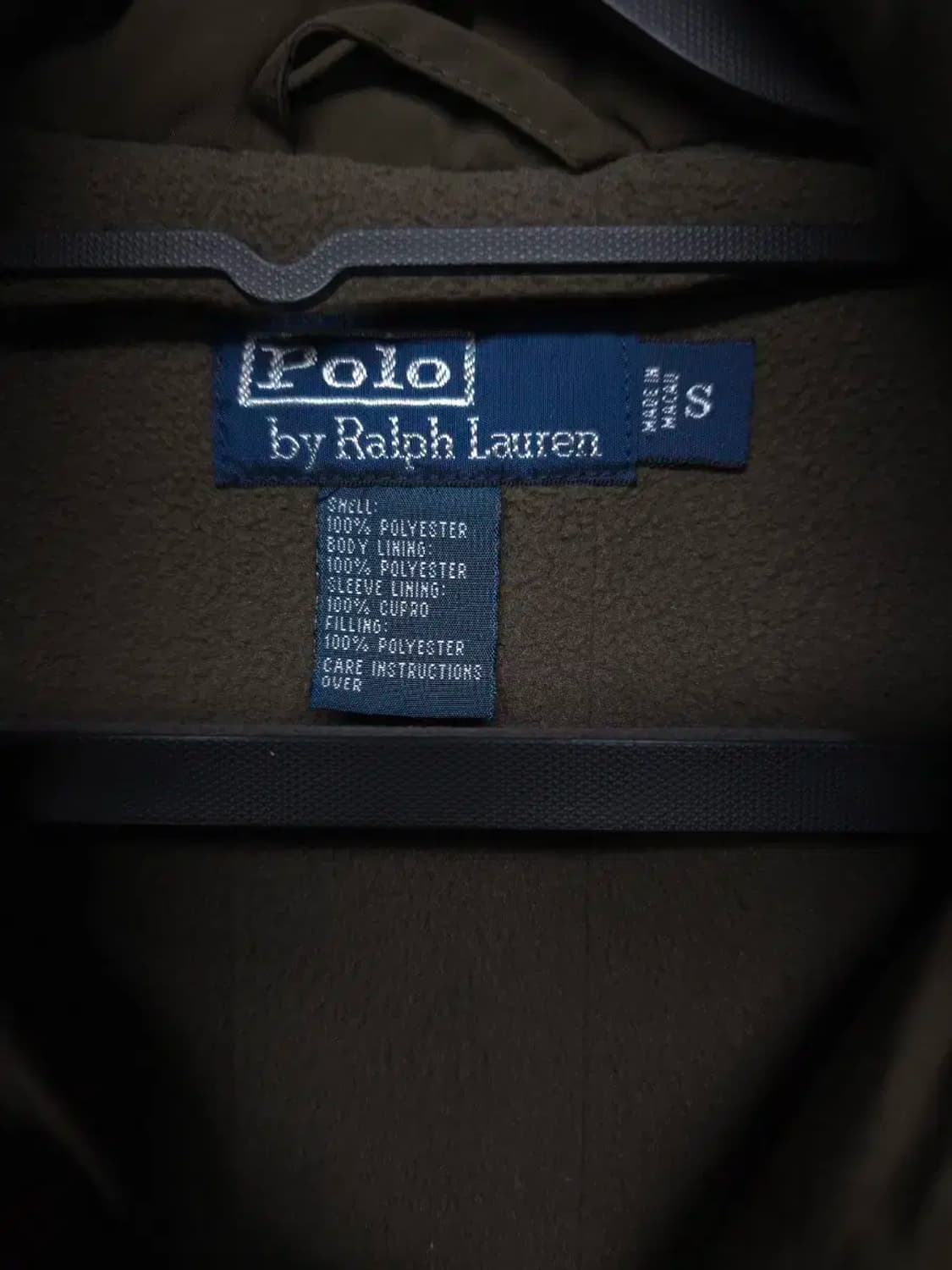 폴로 랄프로렌  S 브라운 나일론 쉘 페리 자켓,실측56-66 상품이미지2