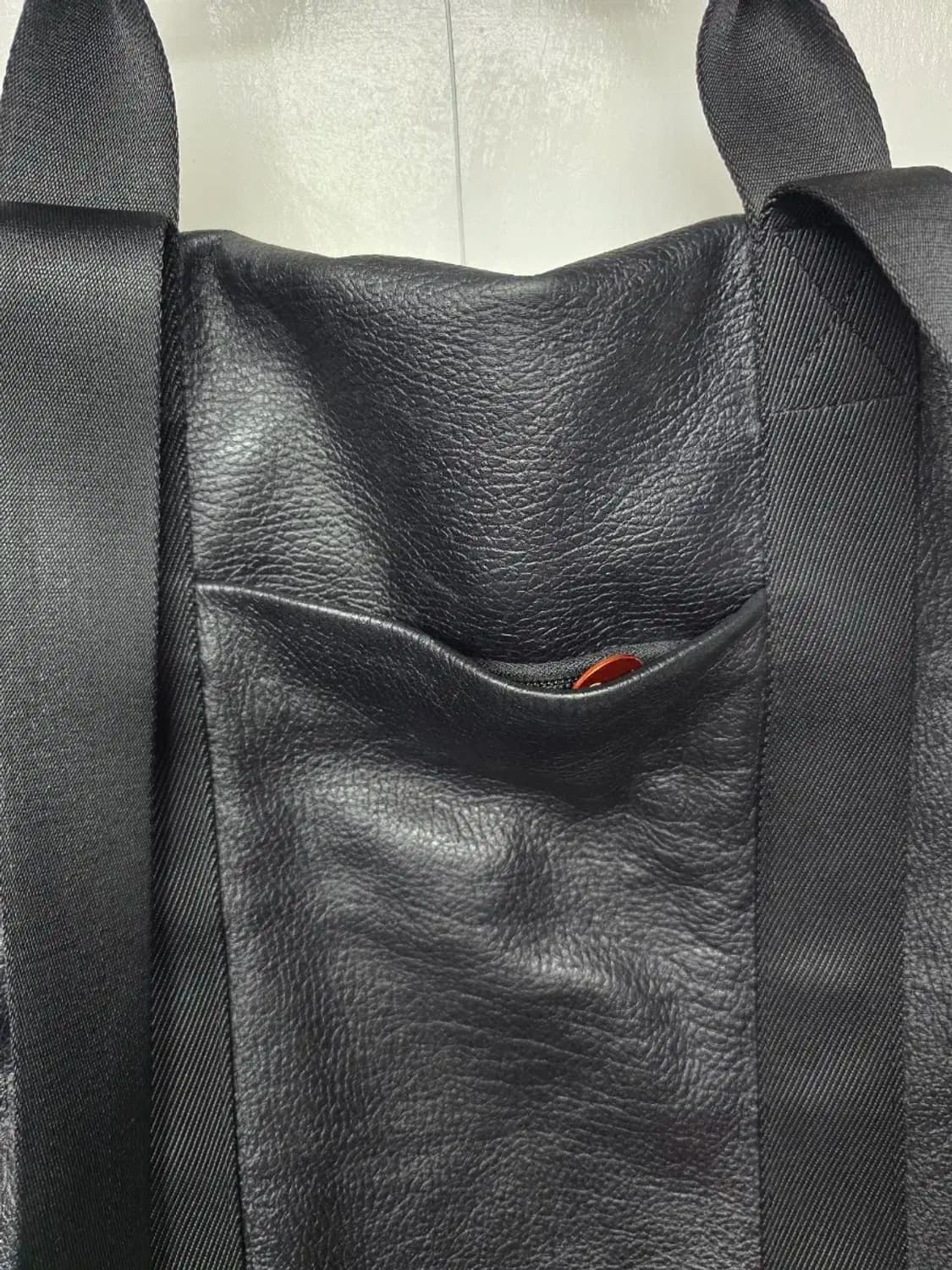 가방)만다리나덕 멜로우 레더 백팩 상품이미지5