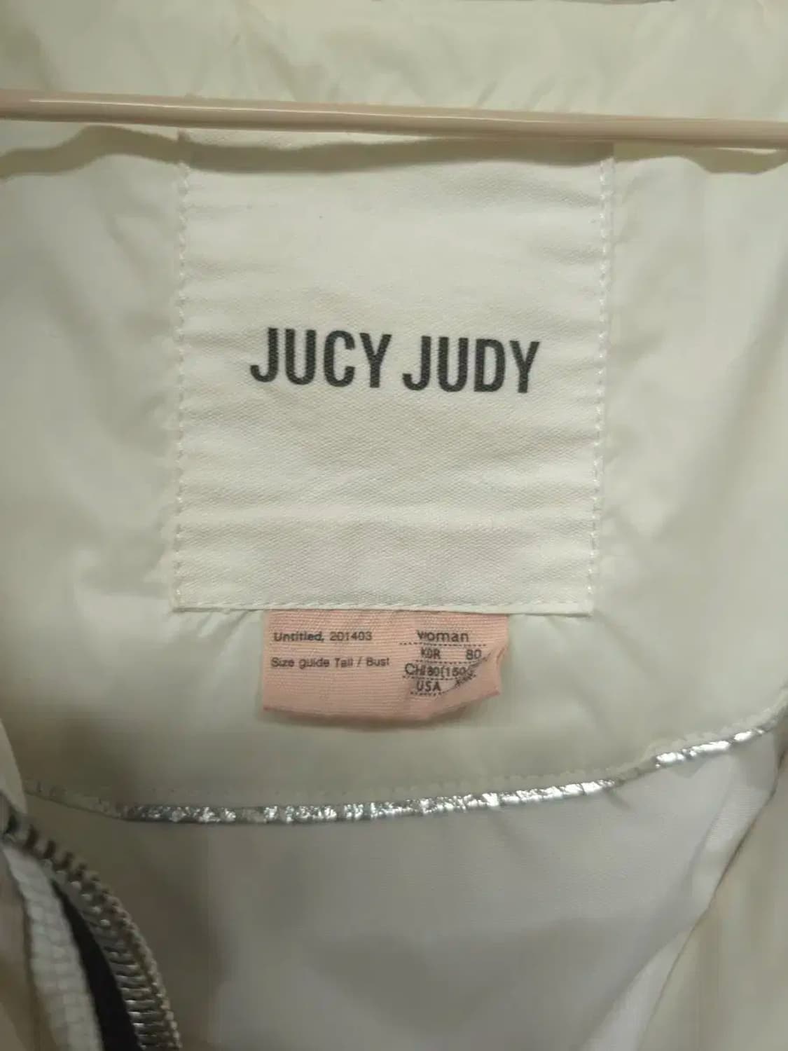 주시주디 80 다운패딩 자켓,실측56-74 상품이미지2