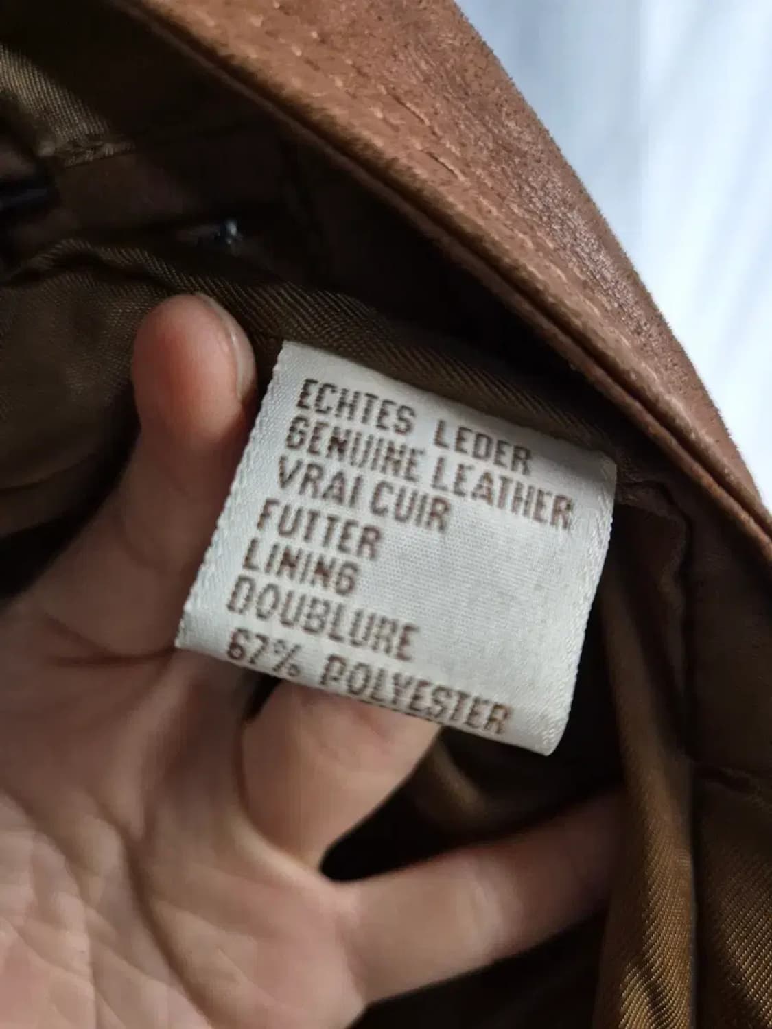 브라운 가죽 밍크 퍼 코트 61-81 상품이미지4