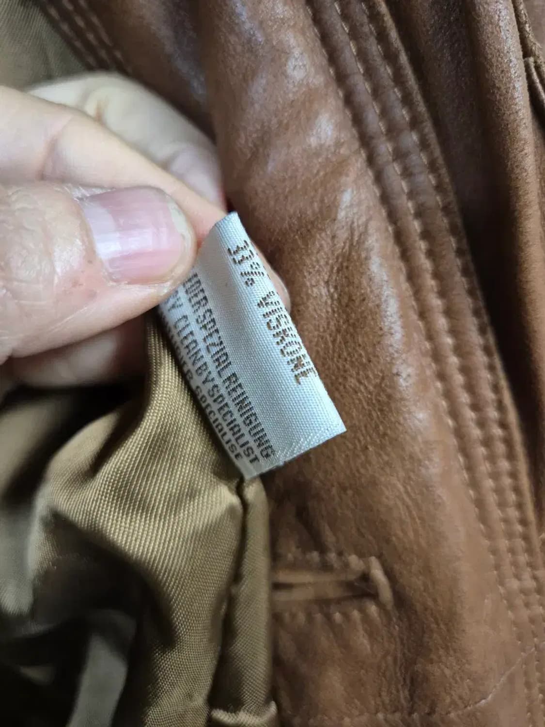 브라운 가죽 밍크 퍼 코트 61-81 상품이미지5