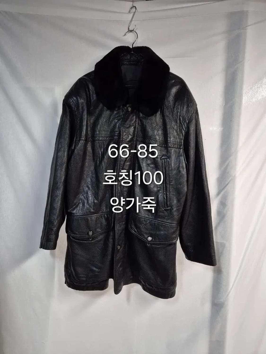 블략 100 L 양가죽 자켓, 66-85 상품이미지1