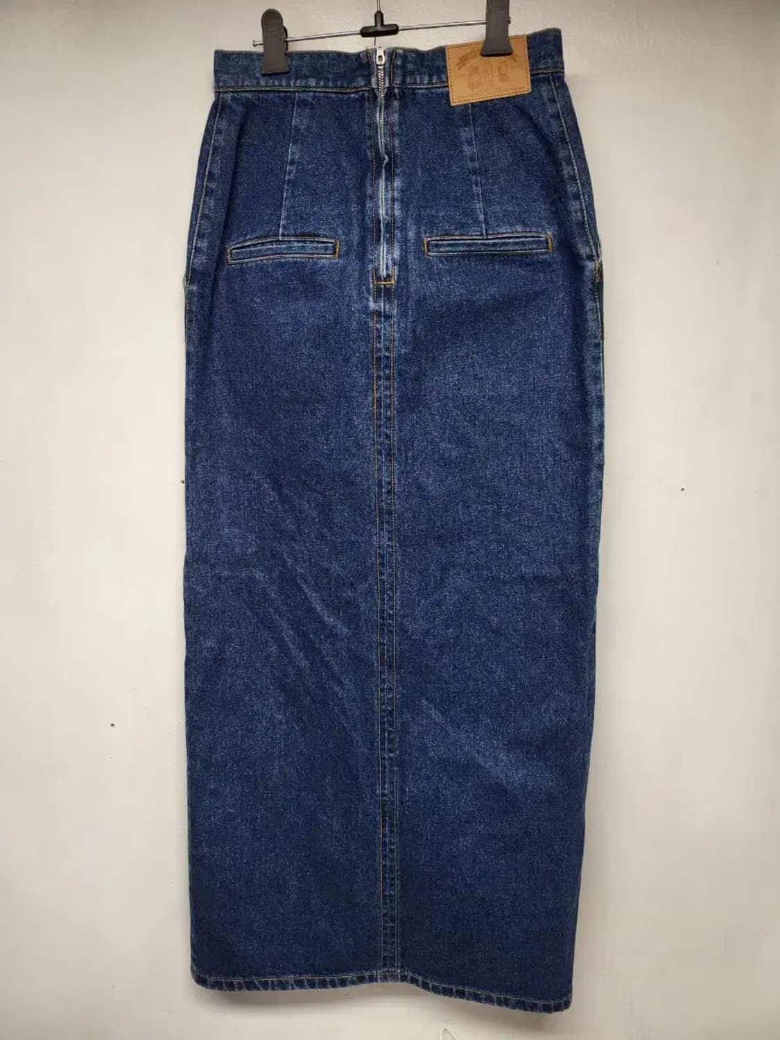 푸쉬버튼 데님 롱스커트S 상품이미지4