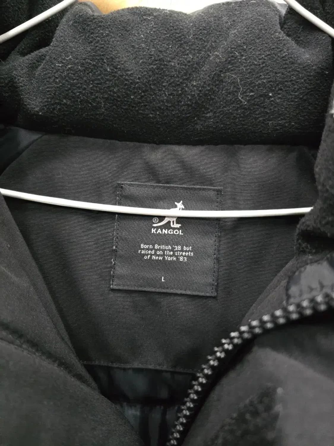 캉골 익스플로러 블랙 후드 패딩 L 상품이미지2