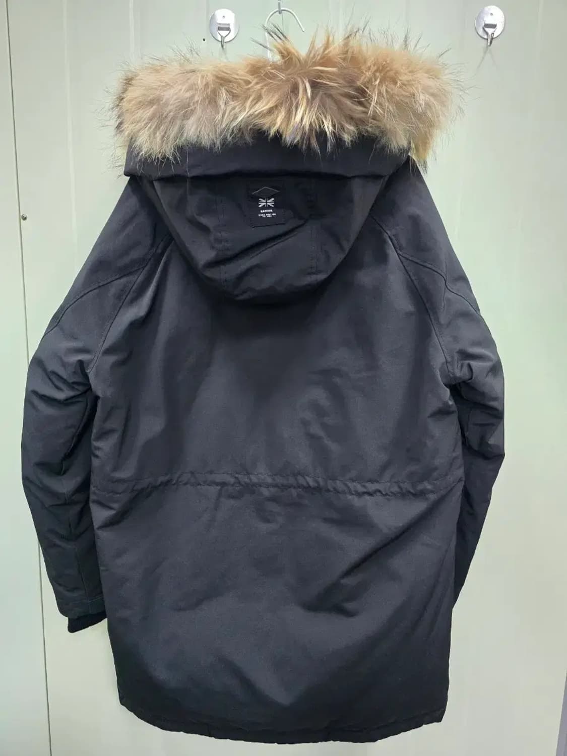 캉골 익스플로러 블랙 후드 패딩 L 상품이미지6