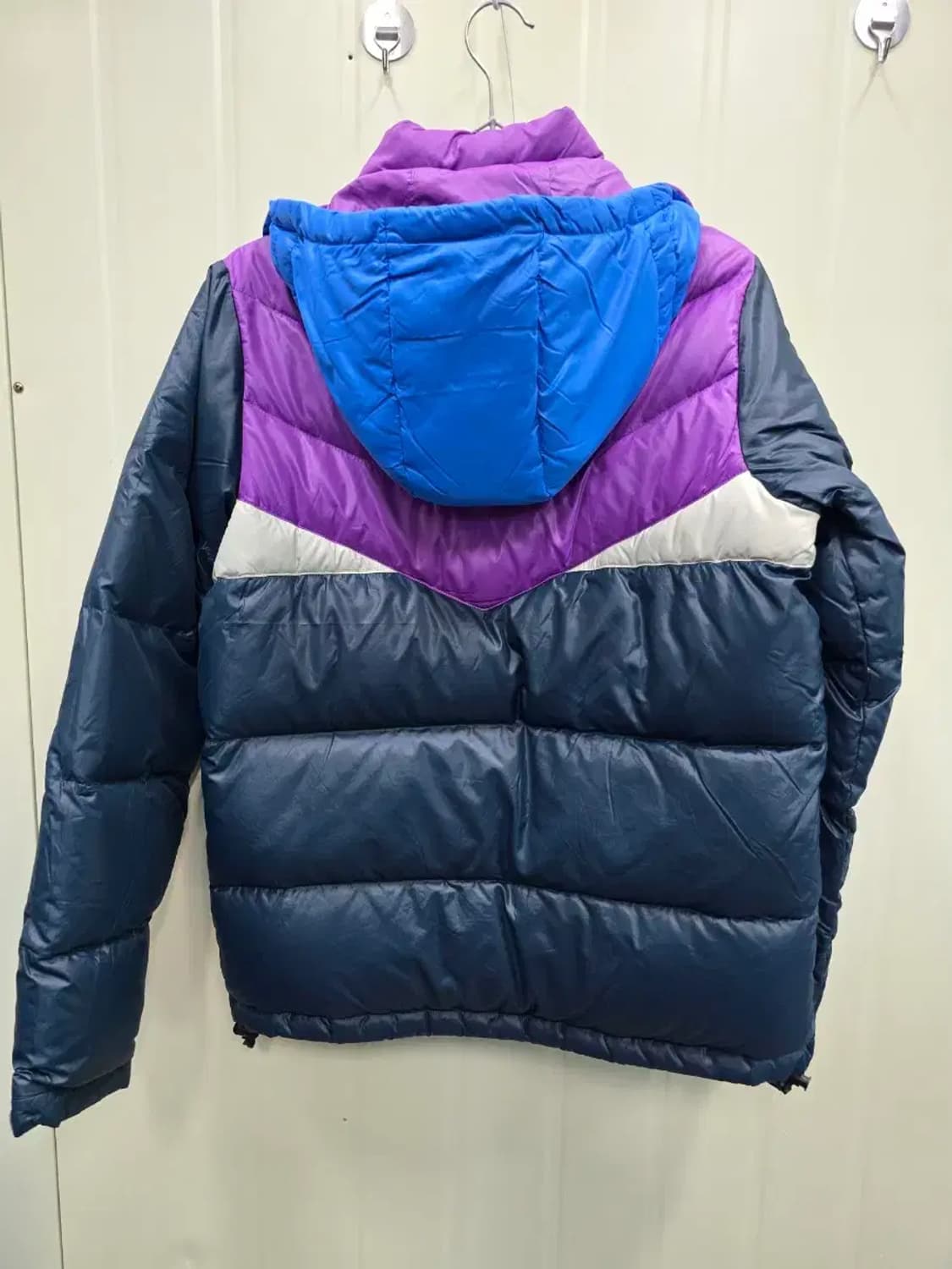 아디다스 컬러 블록 패딩 점퍼100,실측52-70 상품이미지4