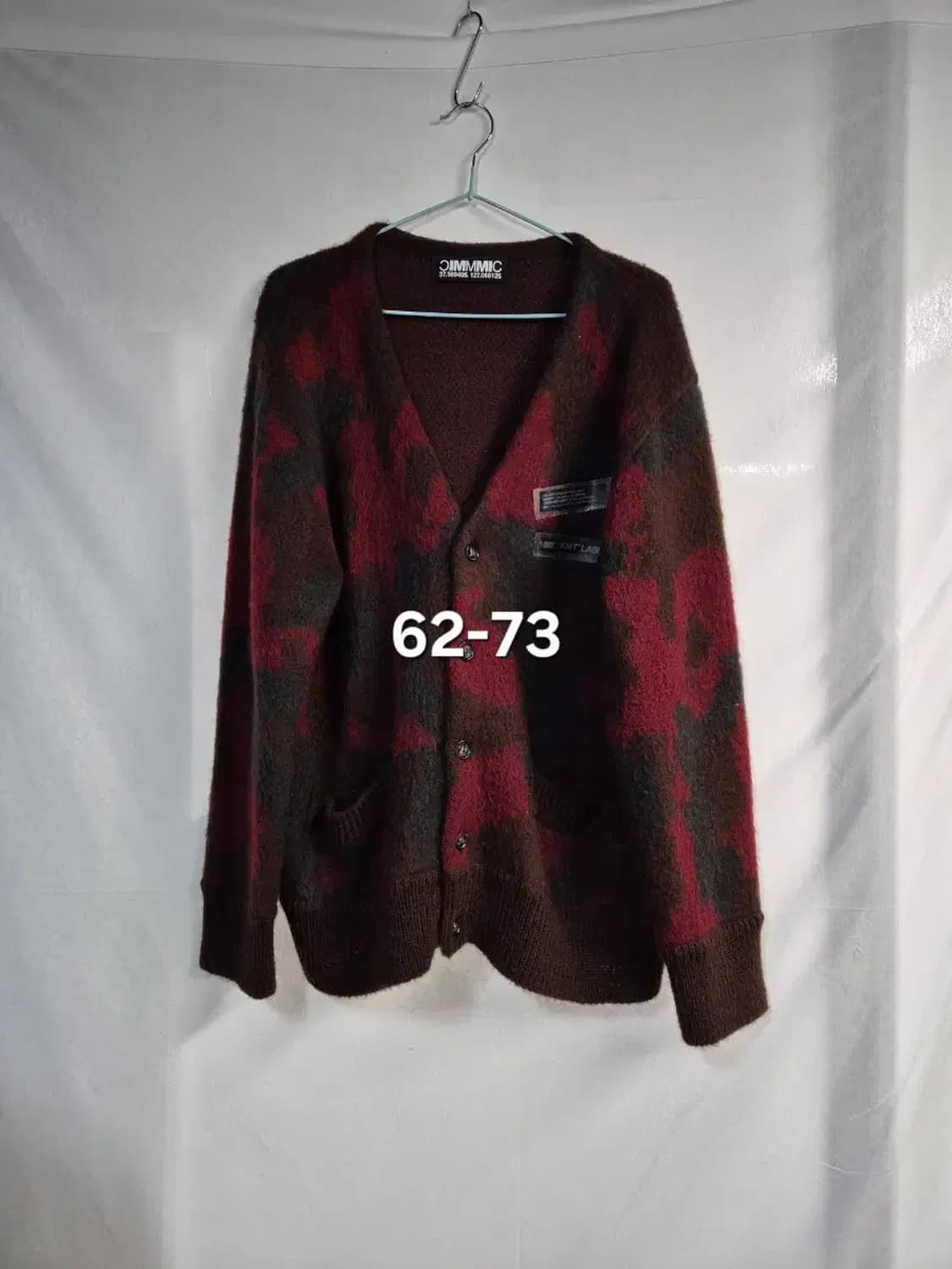 MMIC 모헤어 울 가디건 M 62-73 상품이미지1