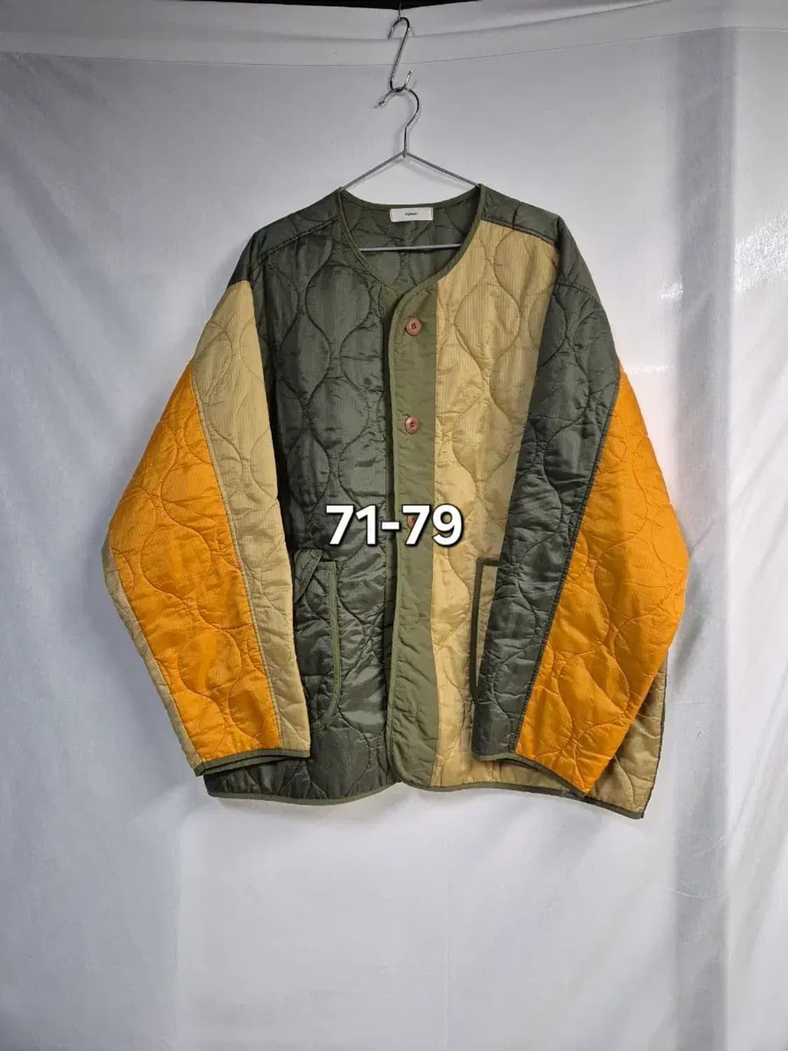 배색 누빔 깔깔이 71-79 상품이미지1