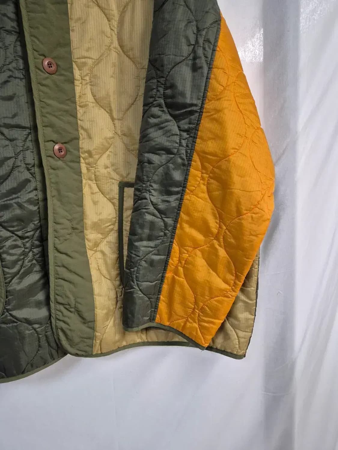 배색 누빔 깔깔이 71-79 상품이미지2