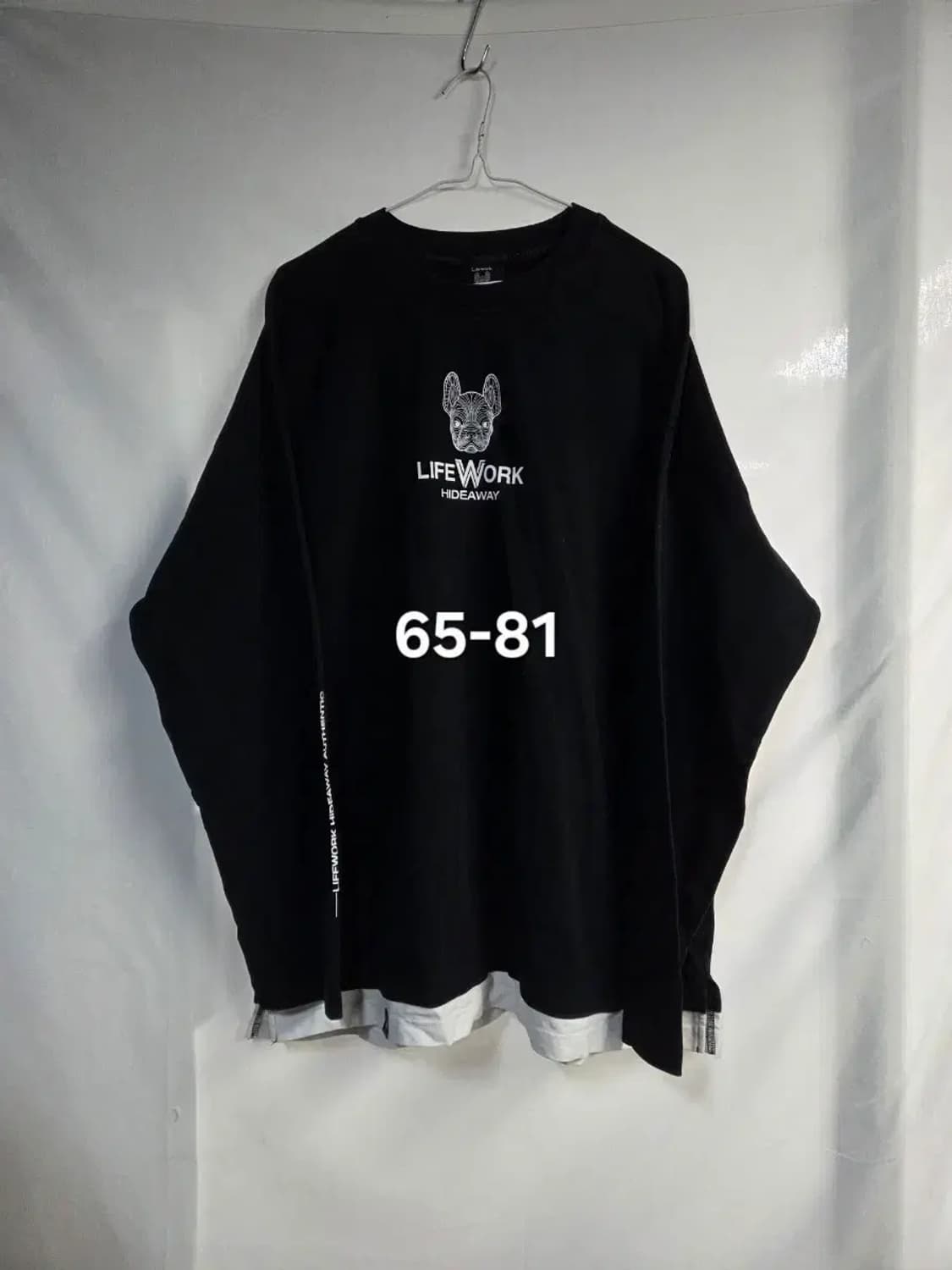 라이프워크 L 롱슬리브 티셔츠 65-81 상품이미지1