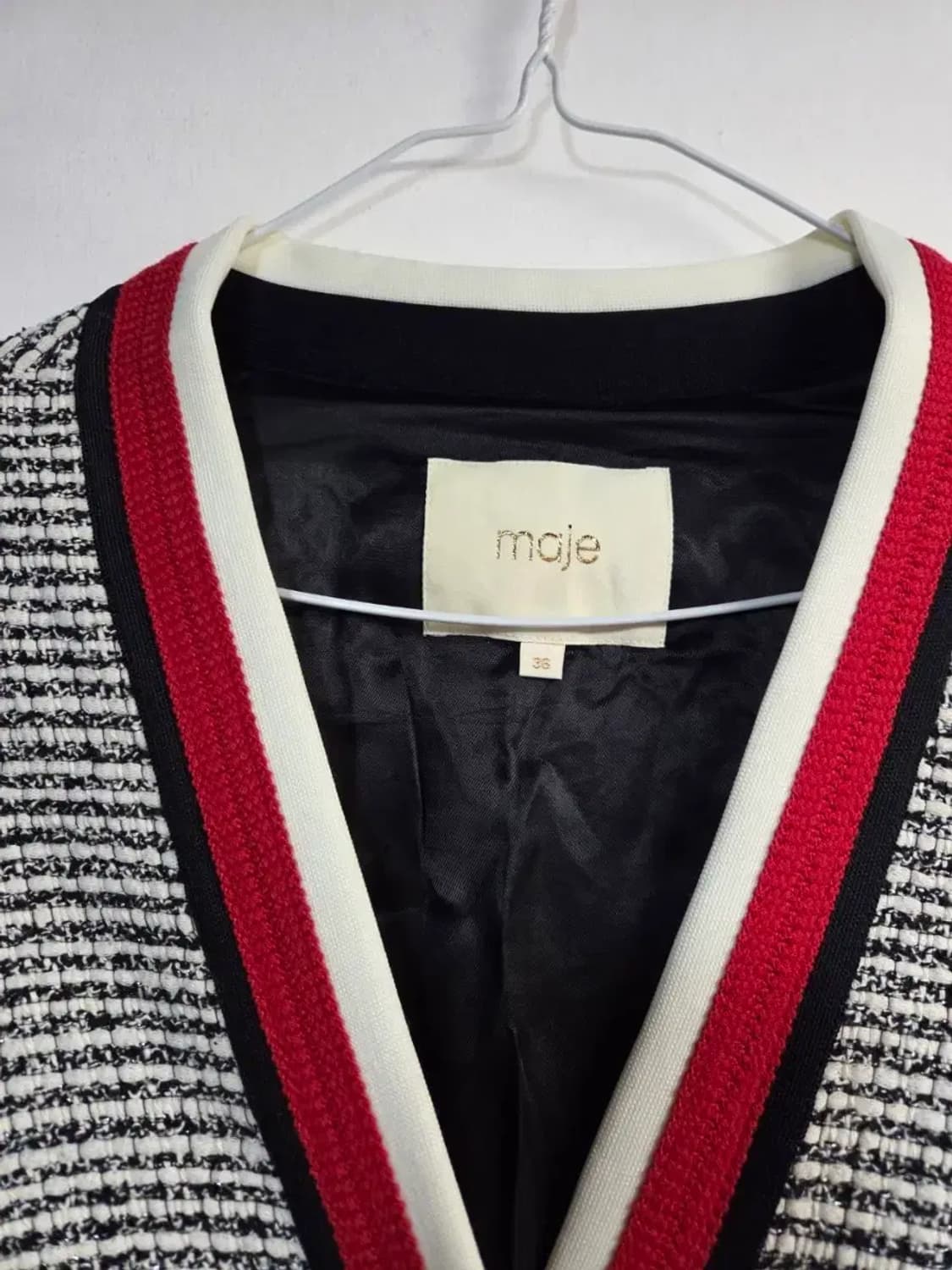 maje 마쥬 36 트위드 가디건 자켓 50-69 상품이미지3