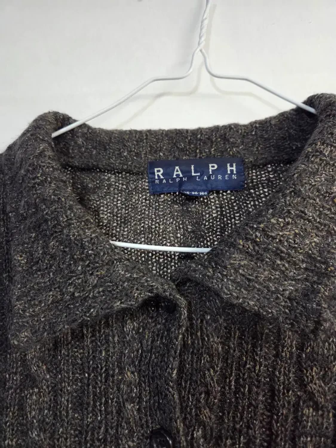 빈티지 랄프로렌 꽈배기 니트 가디건 51-58, 90년 일경물산 상품이미지2