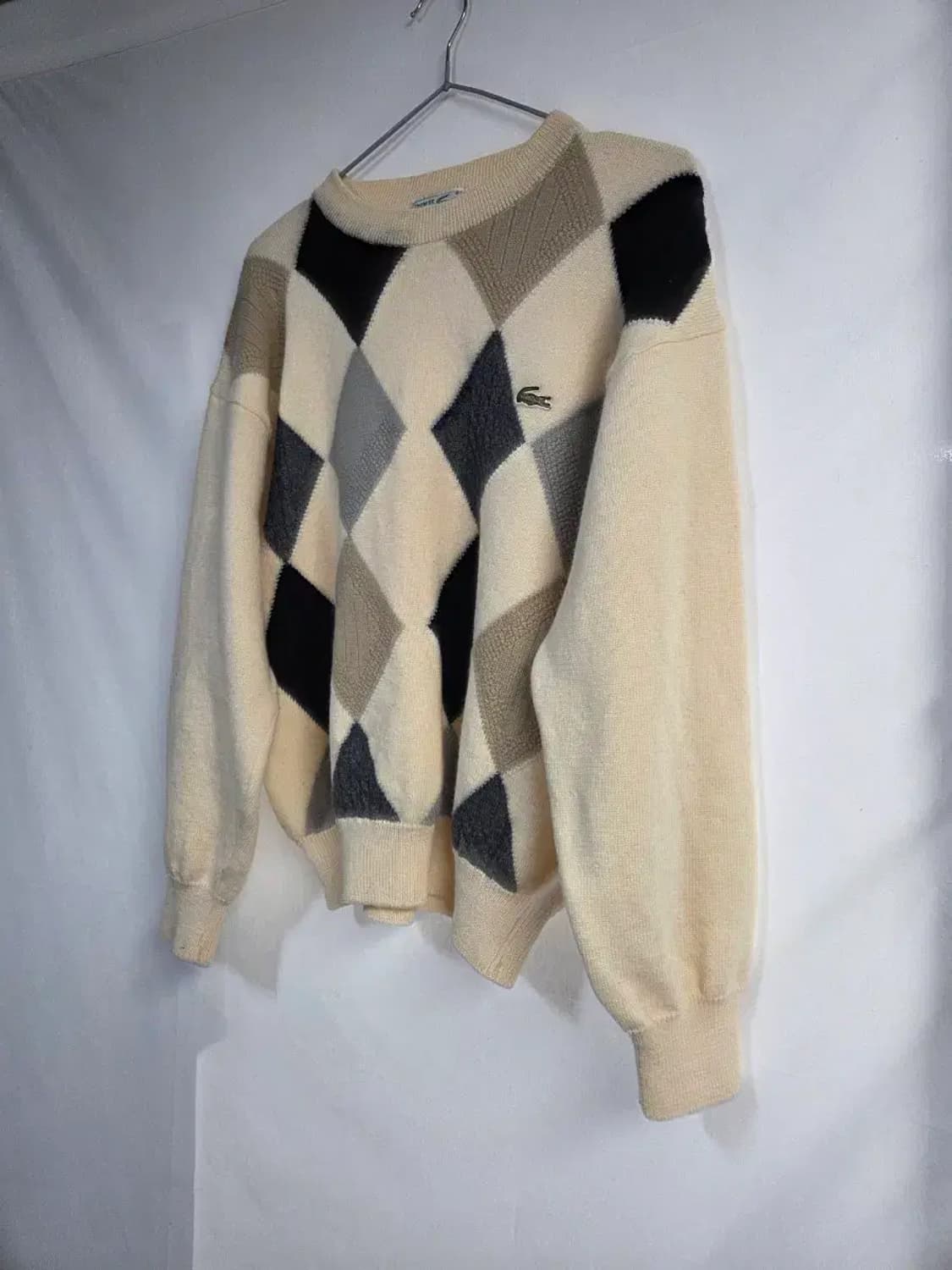 라코스테 캐시미어 아가일 니트 57-63 상품이미지3