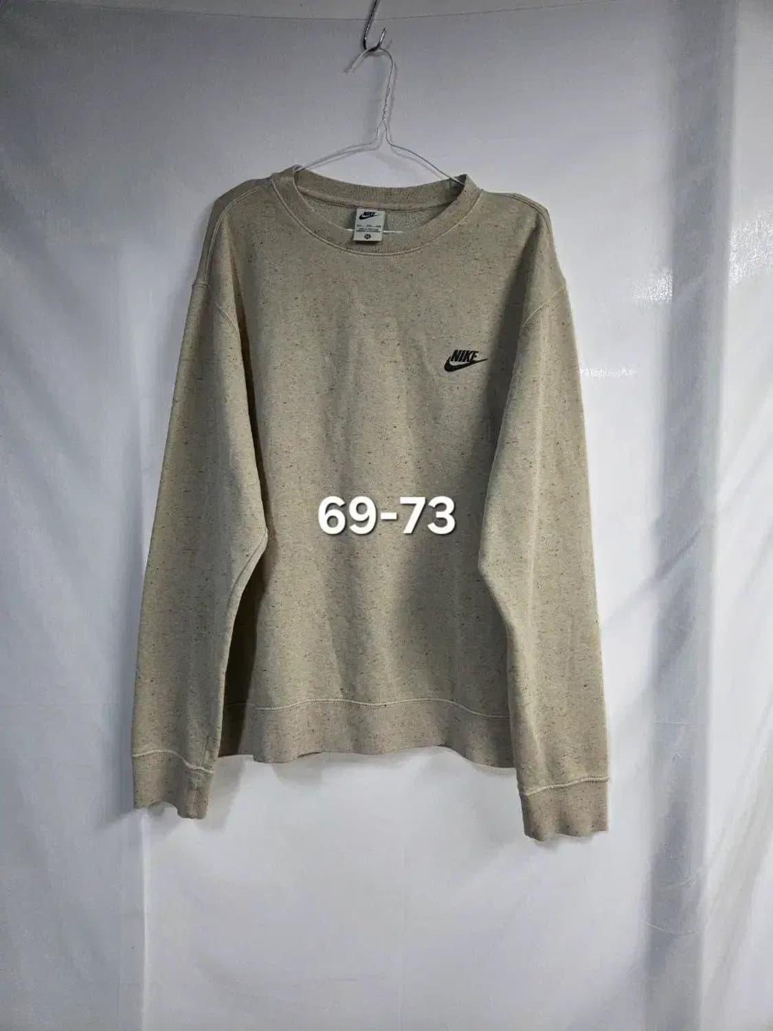 나이키 스우시 맨투맨 베이지 XXL 69-73 상품이미지1