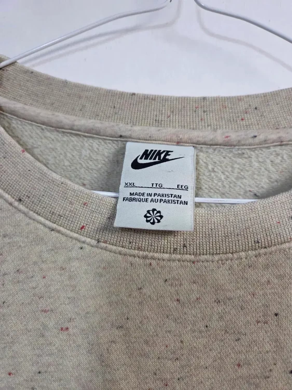 나이키 스우시 맨투맨 베이지 XXL 69-73 상품이미지2