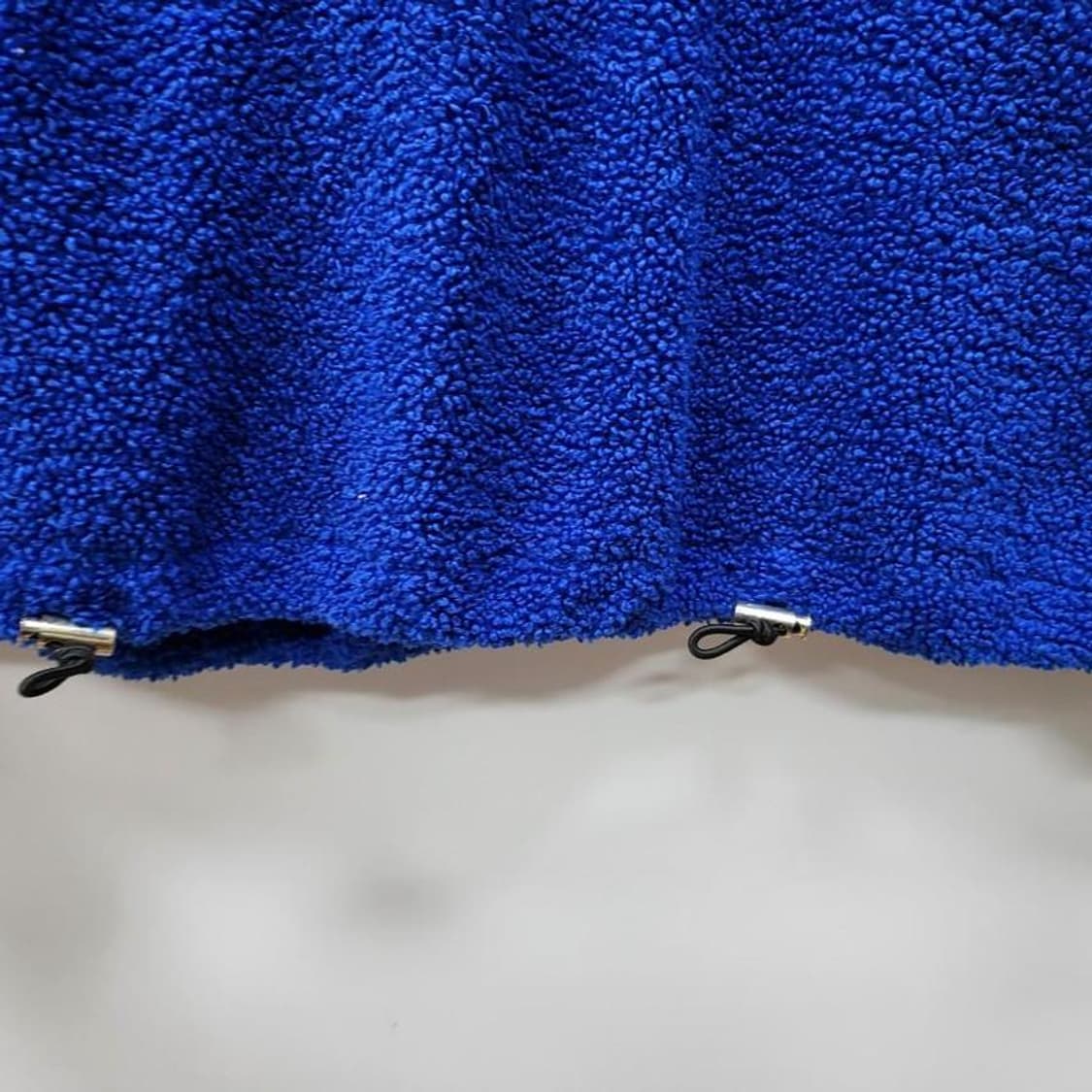 블루 XL 뽀글이 아노락 상의, 실측가슴단면57총장70 상품이미지2