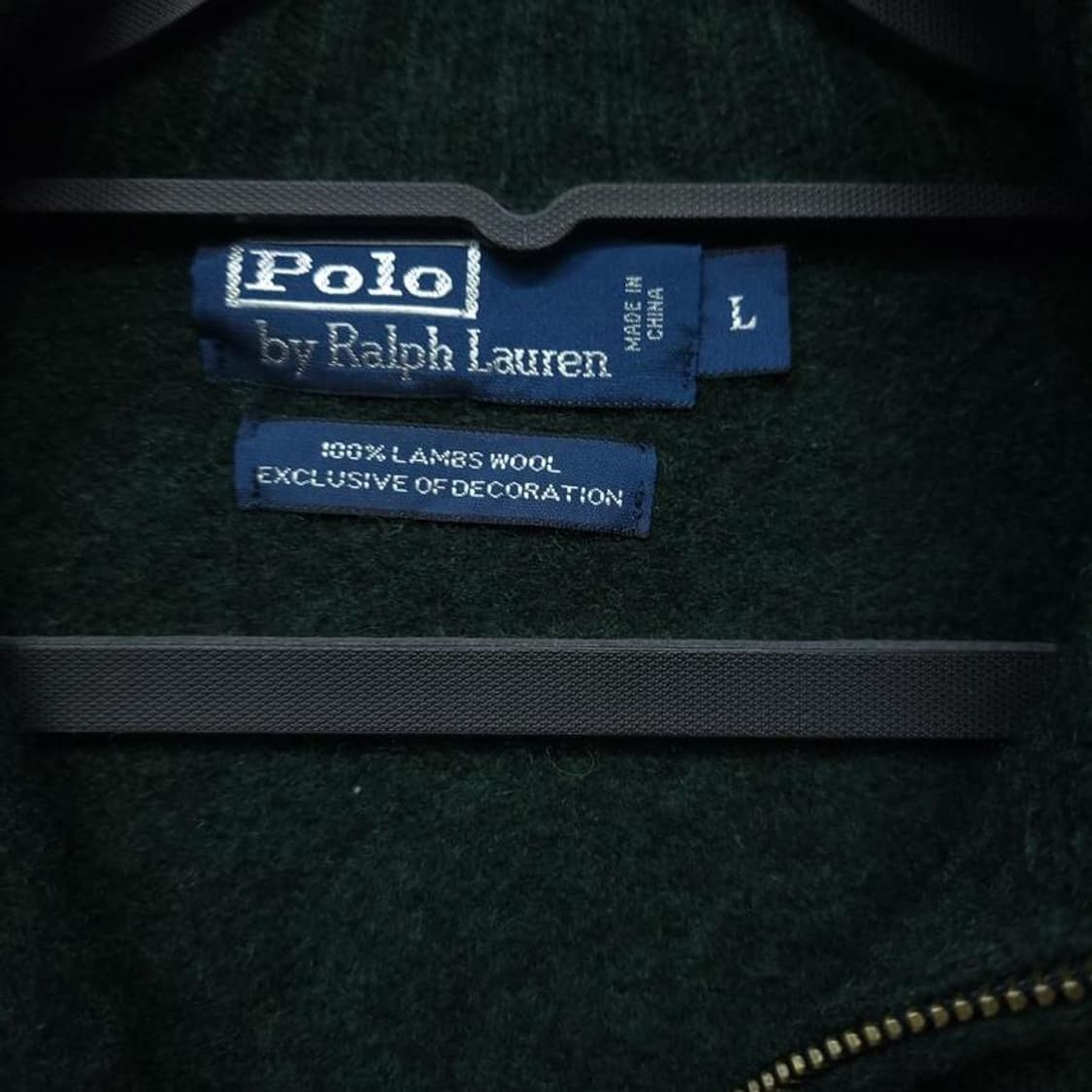 폴로랄프로렌 100 L 램스울 집업자켓,실측52-67 상품이미지2