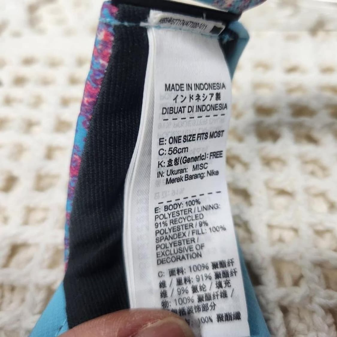 골프모자)나이키 골프 56cm 여성 썬캡, 골프 썬 바 상품이미지7