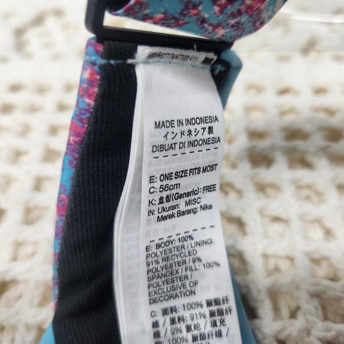 골프모자)나이키 골프 56cm 여성 썬캡, 골프 썬 바 상품이미지8