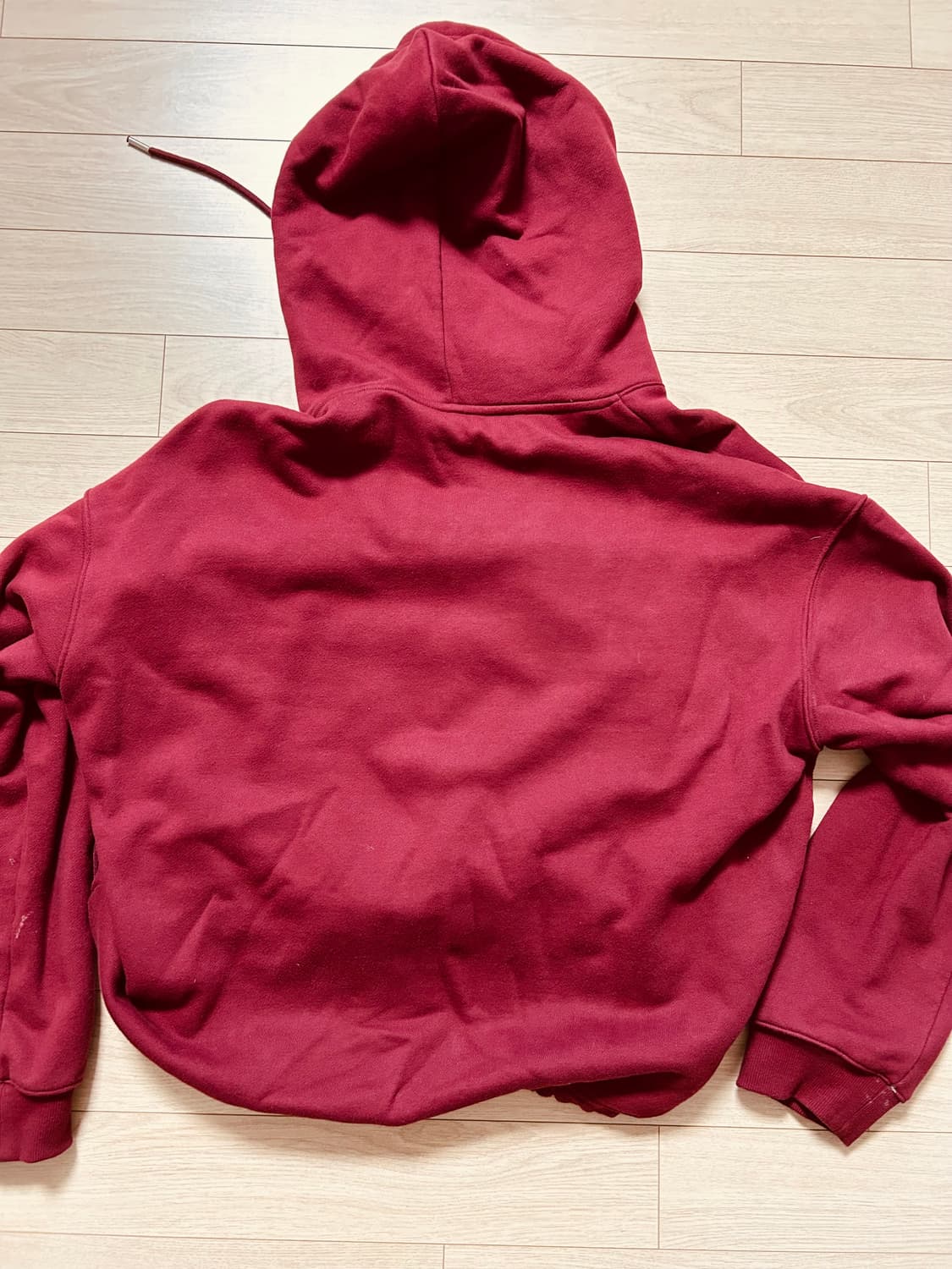 애프터프레이 버건디 후디 상품이미지2