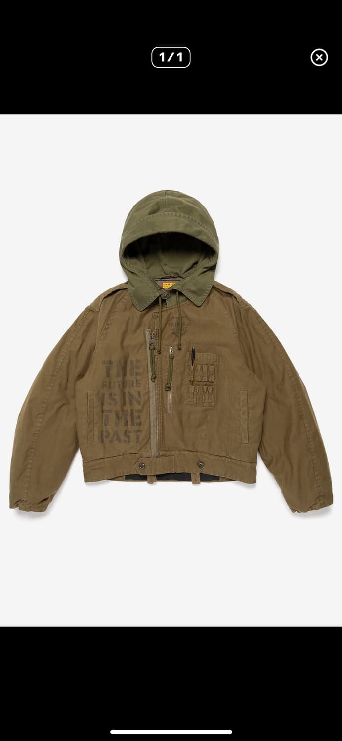 휴먼메이드 블루종 올리브 상품이미지1