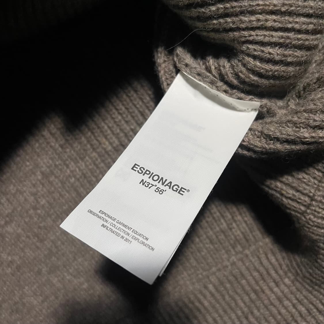 [L]ESPIONAGE 에스피오나지 헤비웨이트 가디건 상품이미지5