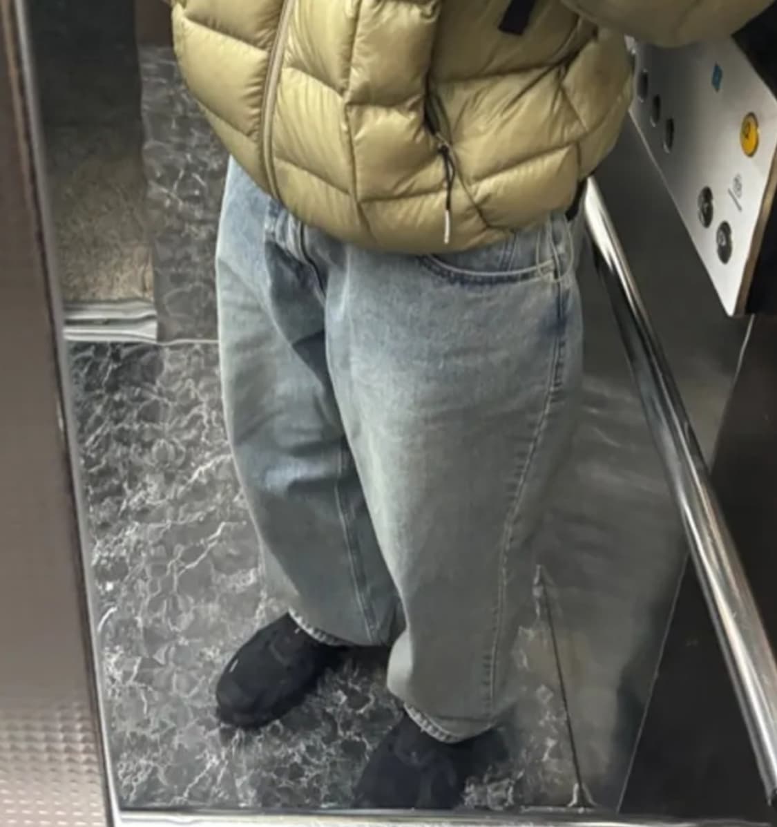 (새상품 L) 디스이즈네버댓 릴랙스드 진 데님 팬츠 워시드 블루 연청 상품이미지1