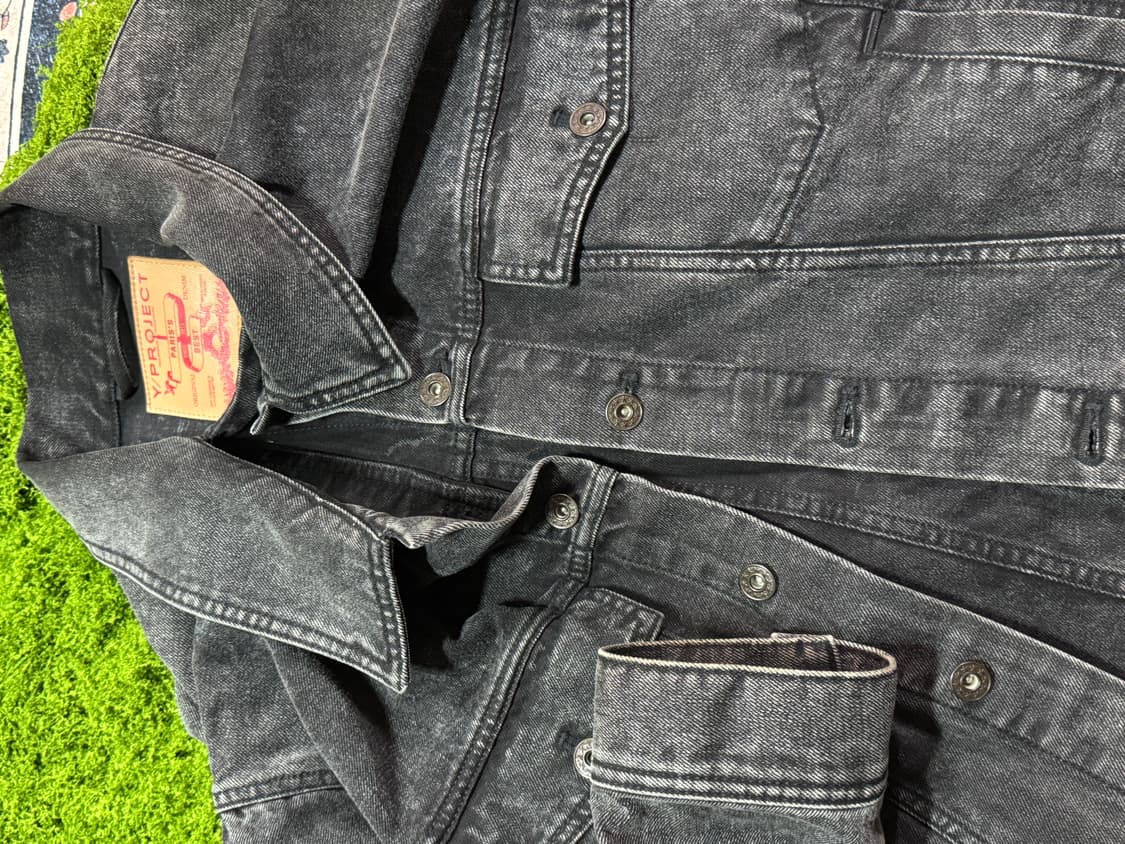 와이프로젝트 더블레이어 데님 자켓 상품이미지5