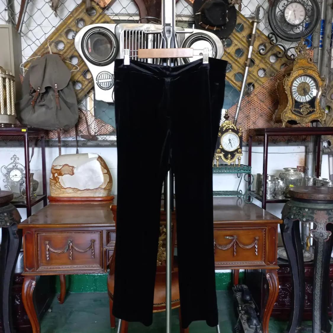 뻬띠앙뜨 여성 벨벳 일자바지 상품이미지1