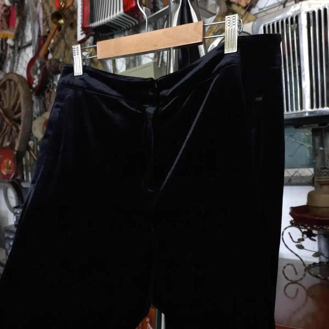 뻬띠앙뜨 여성 벨벳 일자바지 상품이미지3