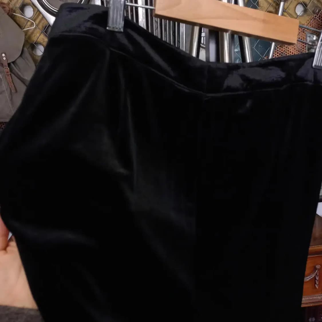 뻬띠앙뜨 여성 벨벳 일자바지 상품이미지4