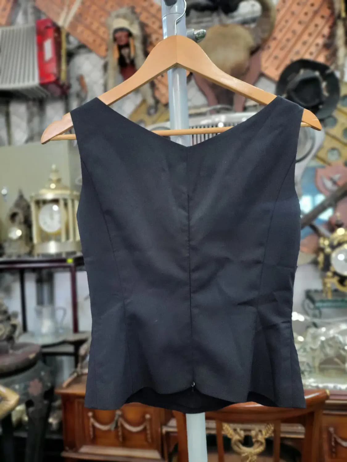 [베스티벨리] 블랙 민소매 블라우스 55 상품이미지4