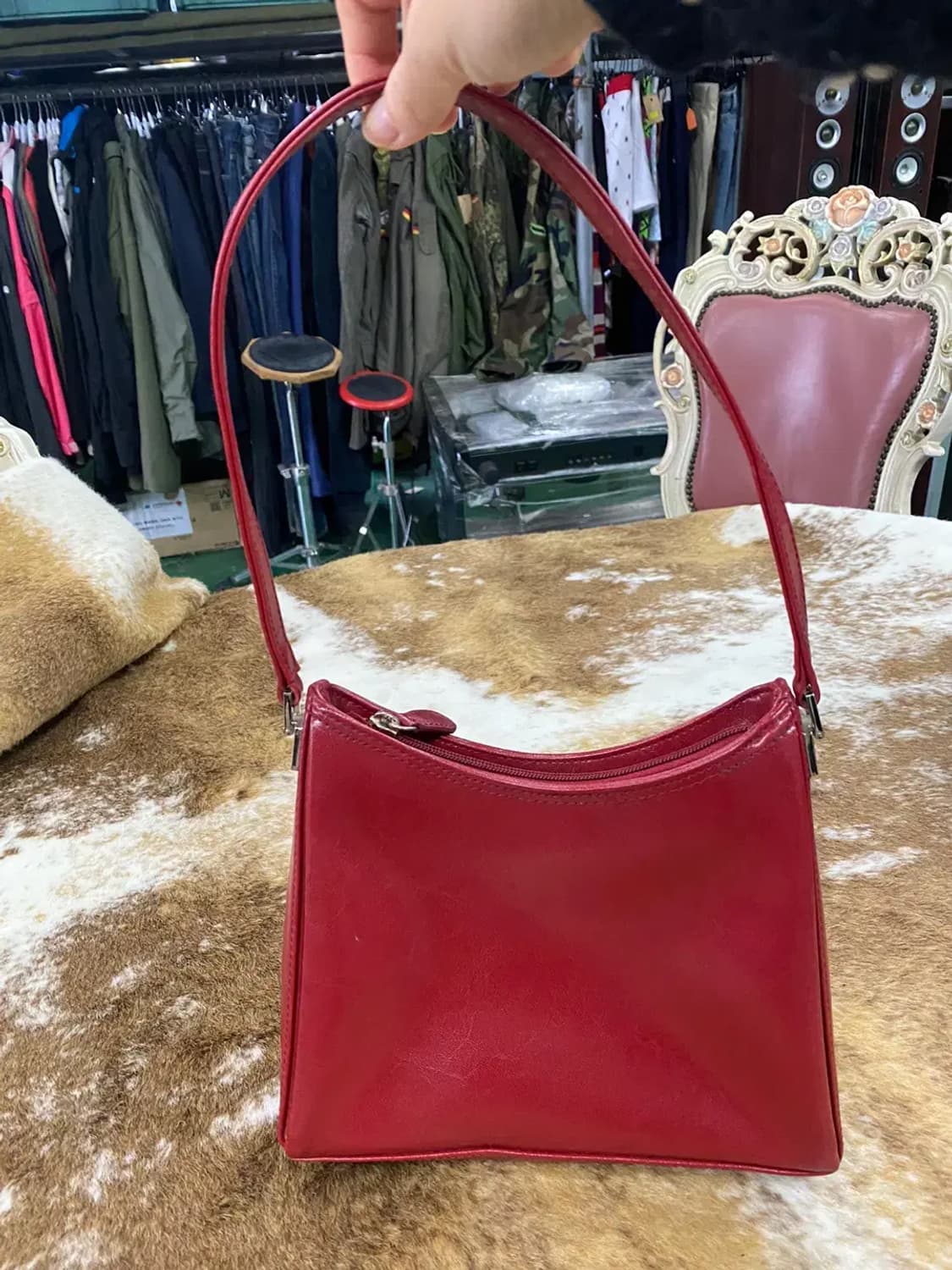 Liz Claiborne 리즈 클레이본 레드 숄더백 상품이미지2