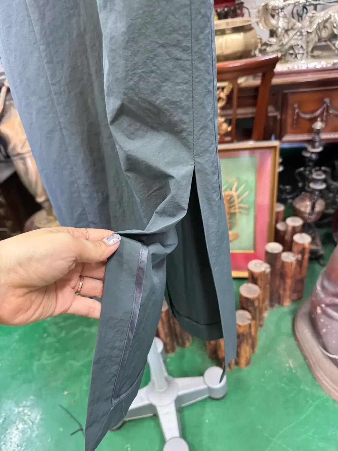 여성 캐주얼 진카키 조끼 상품이미지3