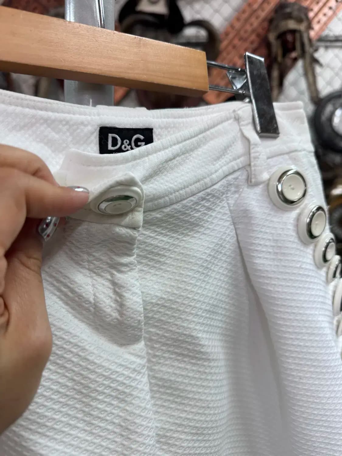 D&G 돌체앤가바나 단추포인트 반바지 상품이미지2
