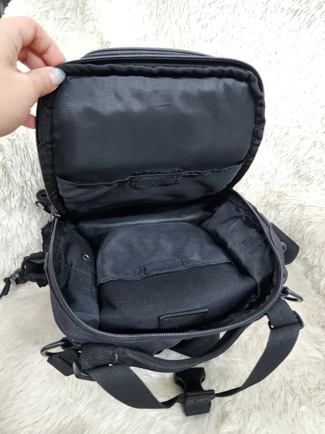 남성 낚시 배낭 캠핑 가방 보조 크로스힙색 상품이미지4