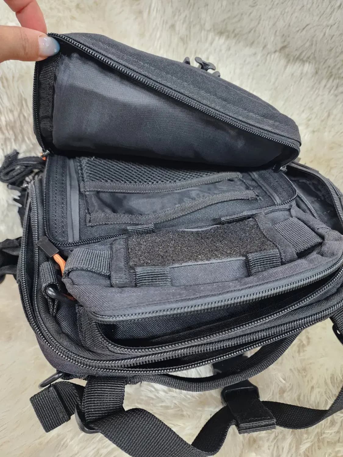 남성 낚시 배낭 캠핑 가방 보조 크로스힙색 상품이미지5