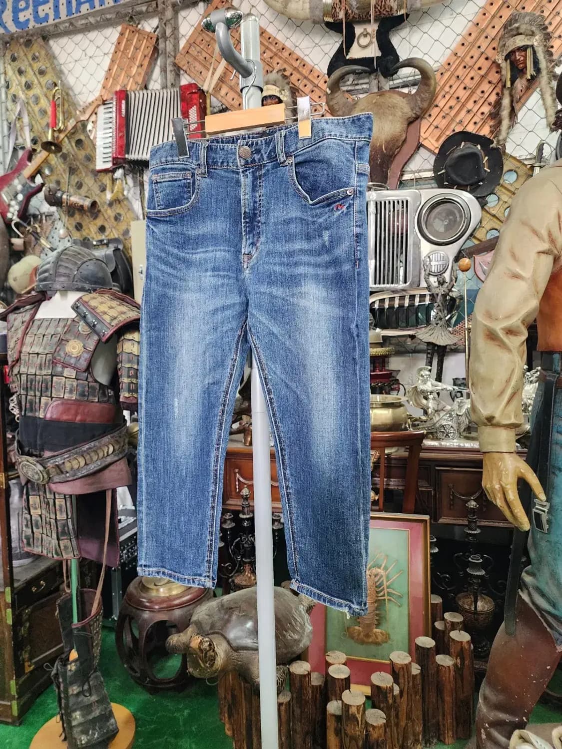 [EVISU] 에비수 데님 일자 9부청바지 30 상품이미지2