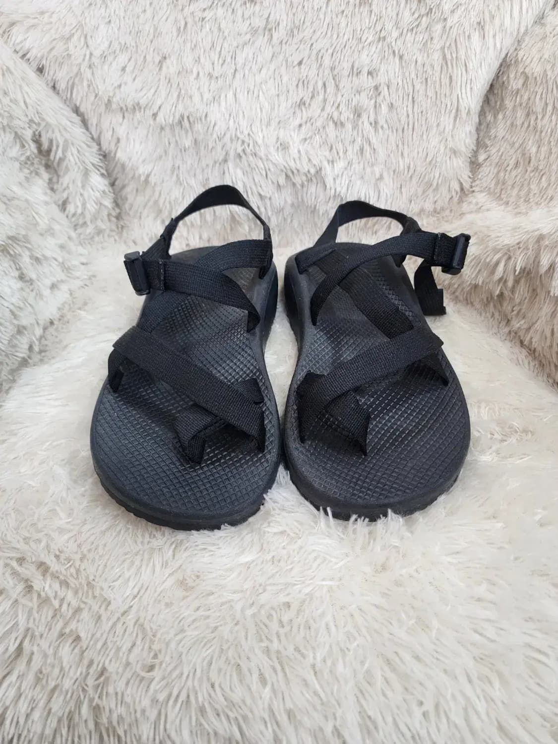 [Chaco] 차코 남성 스트랩 블랙 샌들 us 10w 상품이미지1