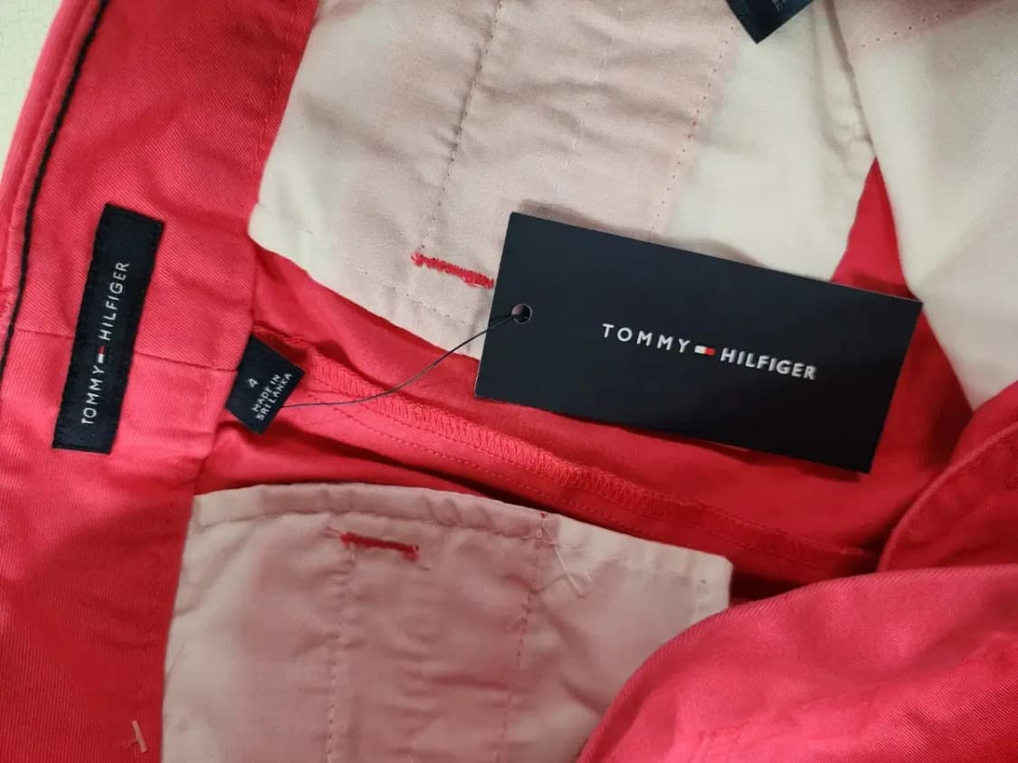 [TOMMY HILFIGER] 타미힐피거 핑크 면반바지4 상품이미지4