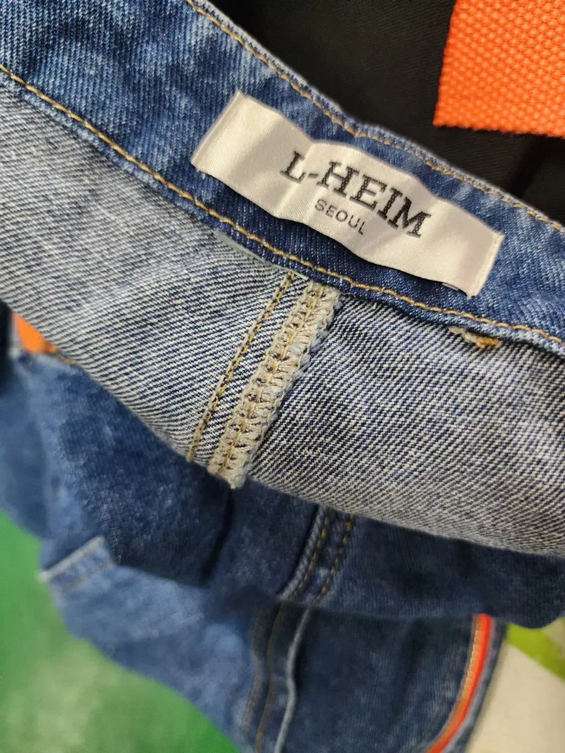 [L-HEIM] 엘하임 옆지퍼 데님 멜빵 점프슈트 상품이미지5