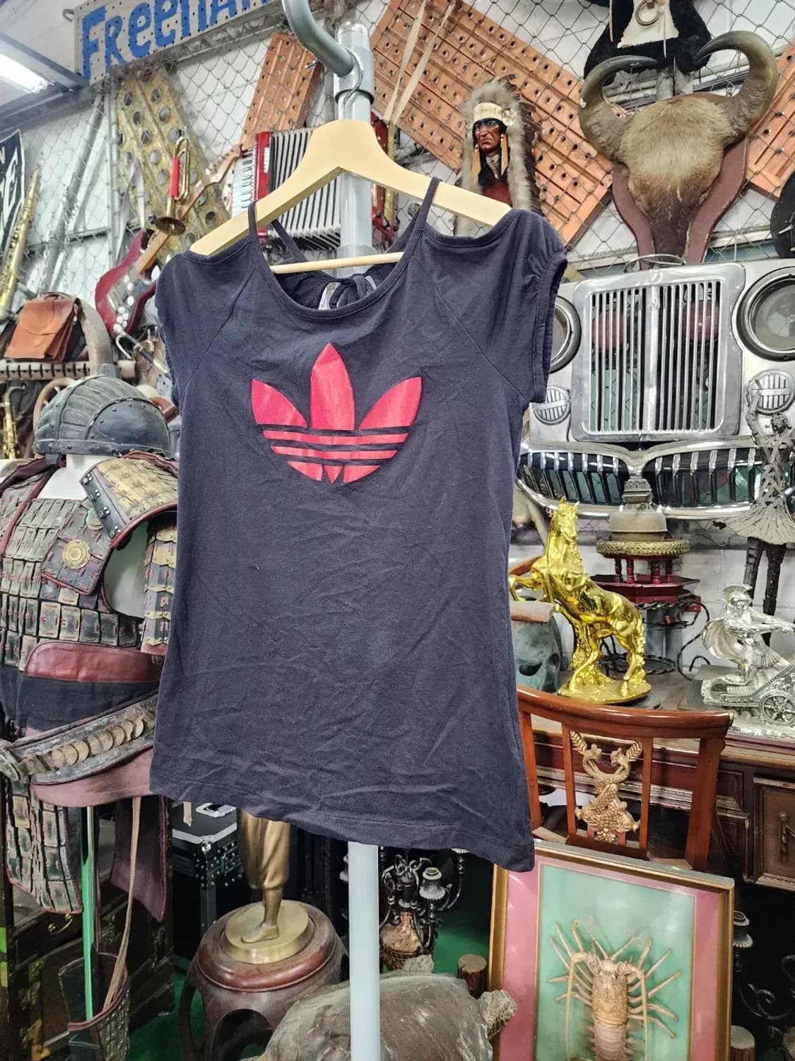 [adidas] 아디다스 퍼프 소매 어깨트임 반팔 85 상품이미지3